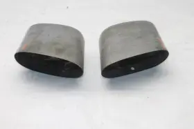 331.mb1z05 Mercedes-benz 2005 Sl500 R230 Roadster #235 Rear Muffler Exhaust Tips Left Right