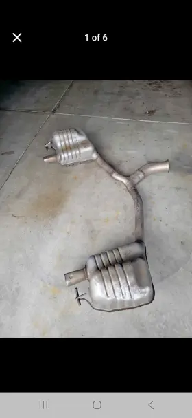 A2054902501 Mercedes-benz 2015-2021 C450 C43 Amg Rear Exhaust System Muffler Set Of 2 Oem