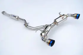 Invhs12sst6n21gt Metra Electronics Invidia N2 Single Layer Titanium Burnt Tips For 12 Subaru Brz/toyota 86 - 60mm