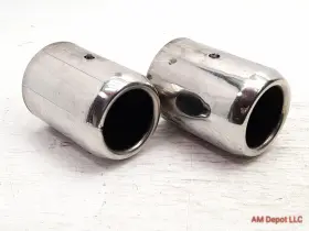 18307590303 Mini 2011 Cooper S R56 R57 R55 R58 R59 Exhaust Tail Pipe Tip Trim Set 2pc