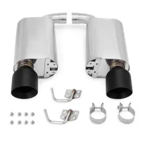 L1508434 Mishimoto 2015 For Ford Mustang Gt Street Axleback Exhaust With Blacktips