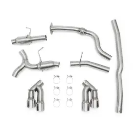 Mmexh-cam4-16qtpp Mishimoto Mmexh Cam4 16qtpp Fits For Chevrolet Camaro 2 0t Quad Tip Pro