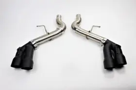 Mmexh-cam8-16aqtrbk Mishimoto For 2016 Chevrolet Camaro Ss Quad-tip Race Axle-back Exhaust With Black