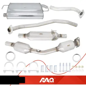 Ncaco00178 Naq Catalytic Converter Resonator Muffler Kit Fits For 2005-2008 Toyota Corolla 1.8l