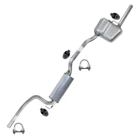 103128 Northeastern Exhaust Stainless Steel Resonator Muffler Kit Fits 2005-07 2.0l And 03-07 2.3l Ford Focus