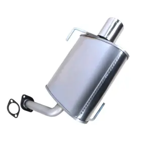 21760 Northeastern Exhaust Stainless Steel Passenger Side Muffler Fits 2008-2014 Subaru Tribeca 3.6l