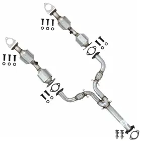 303123 Northeastern Exhaust Epa - Pair Of Catalytic With Y Pipe Kit Fits 2003-2006 Nissan 350z 3.5l