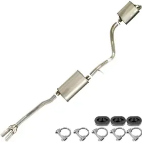 102106 Northeastern Exhaust 304106 102109 303114 Stainless Steel Resonator Muffler With Hanger Fits 05-08 Dodge Magnum 2.7l 3.5l