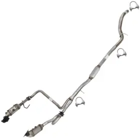 307116 Northeastern Exhaust Epa Approved Catalytic Y Pipe Resonator Kit Fits 2012-15 Wrangler 3.6l