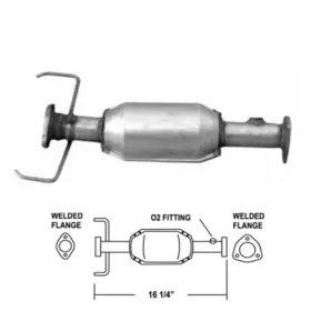 40293 Northeastern Exhaust Epa Approved Catalytic Converter Fits 1996 1997 Accord 2.2l