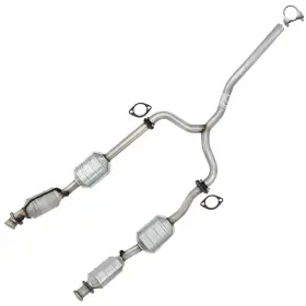 506328 Northeastern Exhaust Epa Approved Pair Of Catalytic Y Pipe Kit Fits 03-11 Grand Marquis 4.6l
