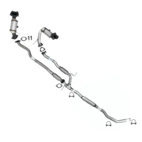 506354 Northeastern Exhaust Epa Pair Of Catalytic Front Pipes Resonator Kit Fits 2014-2018 Cherokee 3.2l