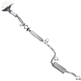 506461 Northeastern Exhaust Epa Manifold Converter And Resonator With Muffler Kit Fits 2009-2010 Ford Focus 2.0l