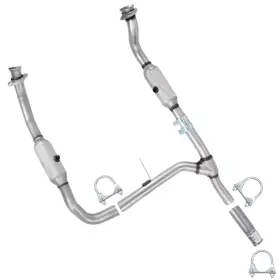 506568 Northeastern Exhaust Epa Pair Of Catalytic With Pipe Kit Fits 2005-08 Ford F-150 4.2l 126 Inch Wb