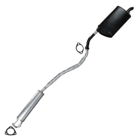 54664 Northeastern Exhaust Direct-fit Resonator And Muffler Kit Fits 2005-2007 Suzuki Reno 2.0l