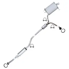 6018126 Northeastern Exhaust Stainless Steel Resonator Muffler Assembly Fits 2008-12 Honda Accord Sedan 3.5l