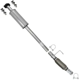 605190 Northeastern Exhaust Stainless Steel Resonator And Flex Pipe Kit Fits 2011-14 Ford F-150 3.5l 163 Inch Wb