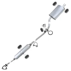 606102 Northeastern Exhaust Resonator Muffler With Hangers Bolts Compatible 2002-2004 Crv 2.4l