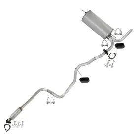 607108 Northeastern Exhaust Stainless Steel Cat Back Kit With Bolts Fits 04-05 Classic 97-99 Cutlass 2.2l 3.1l