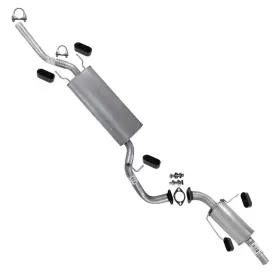 607139 Northeastern Exhaust Stainless Steel Muffler Assembly Tail Pipe Kit Fits 13-18 Santa Fe Sport 2.4l