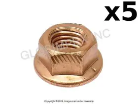 11-62-1-711-954 O.e.m. Porsche 2015-2018 Exhaust Nut 5 Pcs 1 Year Warranty