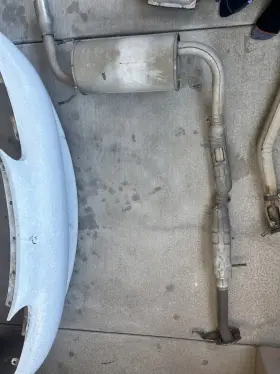 1429 Oem 1990-1993 Mazda Miata Mx5 Rear Exhaust Muffler Pipe System 1.6l Used