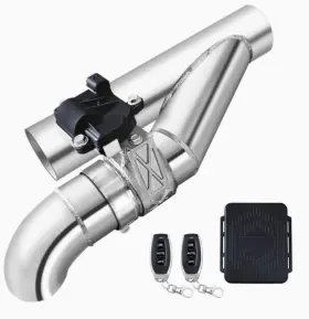 Dzfm-51 Peastorm 2 Inch Electric Exhaust Valve With Elbow Valved Muffler Valvetronic Kit