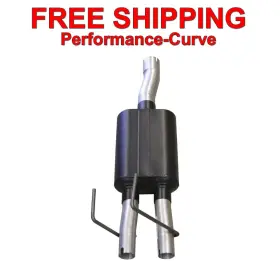 0924ram9530452 Performance-curve Fits 09-24 Dodge Ram Direct Fit Muffler Exhaust With Flowmaster Super 40