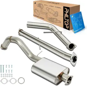 2527esk0078us Philtop Cat-back System Stainless Steel Cat Back Exhaust For 00-06 Suburban