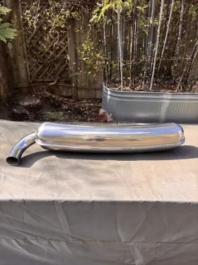 1620603400 Porsche Dansk Polish Stainless Steel 911 Sports Muffler