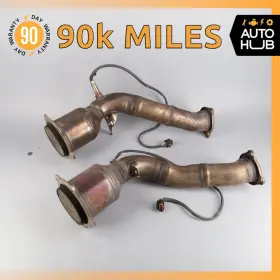 7l5131705k Porsche Cayenne 958 S 4.8l Front Engine Exhaust Downpipe Left And Right Set Oem