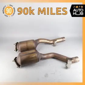 95811302400 Porsche Cayenne 958 S 4.8l Rear Engine Exhaust Downpipe Left And Right Set Oem