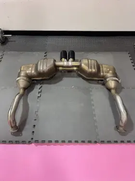 98711311732 Porsche 987 Boxster Spyder Exhaust. Came Off Of A 2010. Still In Excellent Shape
