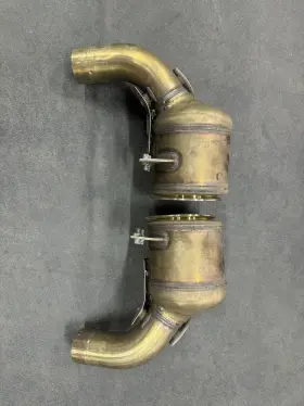 992.131.703 Porsche Oem 992 Downpipes / Cats Factory 911 Carrera S Genuine