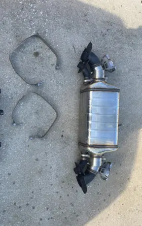 992.251.053.f Porsche 2024 992 911 Targa 4 Gts Rear Exhaust Muffler Genuine Oem