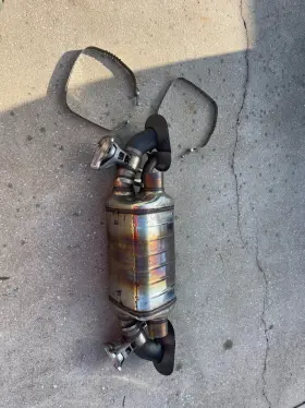 992.251.055 Porsche Oem 992 Turbo Exhaust Muffler Part#992.251.055 120c Boysen Pre Owned