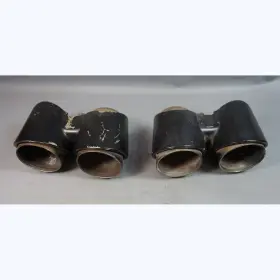99711198150 Porsche 2011-2012 997 911 Gts Factory Quad Exhaust Tip Pair Black Oem