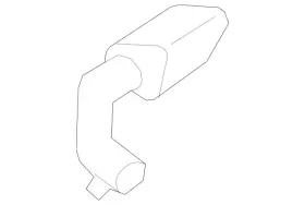 9y0-253-824-dd Porsche 9y0253824dd Genuine Cayenne 9ya Tailpipe Right Outer