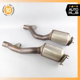 7p0253209 Porshce Porsche Cayenne 958 Hybrid S Rear Exhaust Downpipe Left And Right Side Set Oem