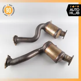 7p5131701k Porshce Porsche Cayenne 958 Hybrid-s Front Exhaust Downpipe Left And Right Side Set Oem