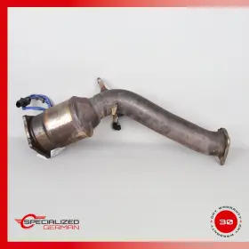 95811302250 Porshce 11-14 Porsche 958 Cayenne Turbo S Front Right Side Exhaust Downpipe Oem
