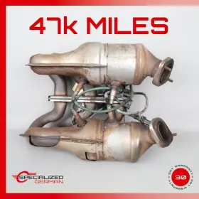 98111321106 Porshce 13-16 Porsche 981 Boxster S Gts Engine Exhaust Downpipe Left And Right Side Oem