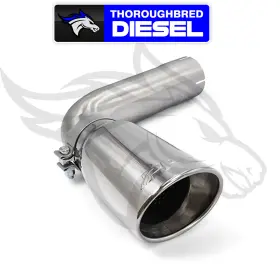 117020200 Ppe 4-inch Exhaust Upgrade 2020-2022 Gm Duramax 6.6l - Chrome Tip