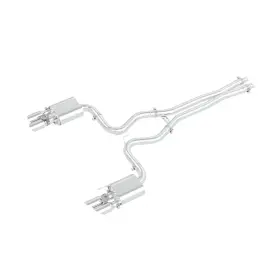 317660030 Ppe For Ford Mustang 18-23 304 Ss Active Cat-back Exhaust System W Quad Rear Exit