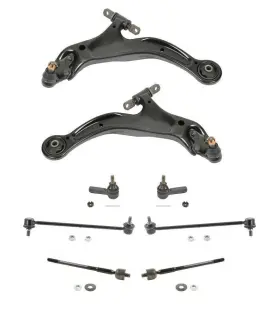 142806 Premium Chassis Brand Avalon 98-04 And Solara 99-03 Control Arms Sway Bar Links Inner Outer Tie Rods
