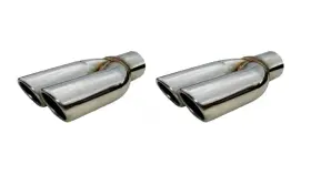 Evt19s Pypes 1970-1971 Gto Style Exhaust Tips 2-1/2 In Inlet - Dual 2-1/4