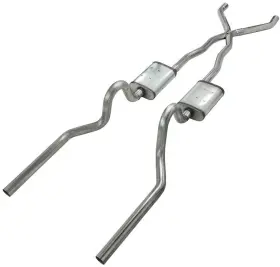 Sfc01r Pypes Performance Exhaust Race-pro Crossmember-back System 1967-1