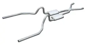 Sfm03t Pypes Performance Exhaust 65-70 Mustang Crossmembe R Back 2.5in