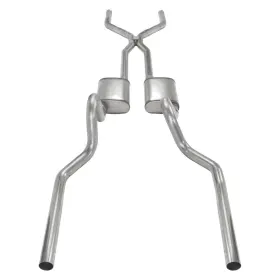 Sfm43t Pypes Performance Exhaust For Ford Mustang 65-70 System 409 Ss H-bomb Crossmember-back