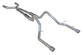 Sfm69 Pypes Performance Exhaust Mid Muffler Cat-back For 2005-2010 Ford Mustang